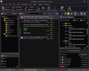 WebLynx Bookmark Panel